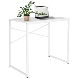 hjh OFFICE 830071 Schreibtisch weiß Easy UP H I 78x46 cm Computertisch mit Metallgestell, platzsparend & pflegeleicht hjh OFFICE 830071 Schreibtisch weiß Easy UP H I 78x46 cm Computertisch mit Metallgestell, platzsparend & pflegeleicht