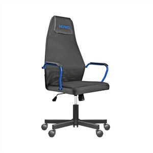 Nuwo Grid Gaming-Stuhl, drehbar, höhenverstellbar, ergonomischer Schreibtisch- und Bürostuhl, atmungsaktiver Sitz und Rückenlehne, Tragkraft 110 kg, Blau Nuwo Grid Gaming-Stuhl, drehbar, höhenverstellbar, ergonomischer Schreibtisch- und Bürostuhl, atmungsaktiver Sitz und Rückenlehne, Tragkraft 110 kg, Blau