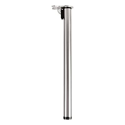 Amig – Tischbein – Klappbar, Stahl – 10 mm Höhe – Beine für Schreibtische, Küchen und Büromöbel – Maße: Ø 50 x 710 mm – Tragkraft: 15 kg pro Bein – Mattes Chrom-Finish Amig – Tischbein – Klappbar, Stahl – 10 mm Höhe – Beine für Schreibtische, Küchen und Büromöbel – Maße: Ø 50 x 710 mm – Tragkraft: 15 kg pro Bein – Mattes Chrom-Finish
