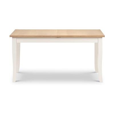 Julian Bowen Davenport - 150cm - Ivory - Oak - Dining Table Julian Bowen Davenport - 150cm - Ivory - Oak - Dining Table