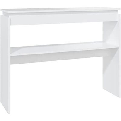 vidaXL Konsolentisch Konsole Beistelltisch Flurtisch Sideboard Ablagetisch Wandtisch Frisiertisch Schminktisch Weiß 102x30x80cm Holzwerkstoff vidaXL Konsolentisch Konsole Beistelltisch Flurtisch Sideboard Ablagetisch Wandtisch Frisiertisch Schminktisch Weiß 102x30x80cm Holzwerkstoff