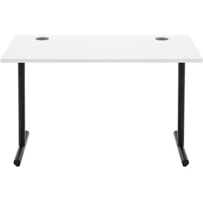 Amazon Home-Office-Schreibtisch, Gaming-Schreibtisch, Computertisch Mit Kabelsteuerung, 25mm Starke Tischplatte, Modern, Einfache Montage, Schwarzer Rahmen, Weiß, 120,0cm x 60,0cm x 73,6cm Amazon Home-Office-Schreibtisch, Gaming-Schreibtisch, Computertisch Mit Kabelsteuerung, 25mm Starke Tischplatte, Modern, Einfache Montage, Schwarzer Rahmen, Weiß, 120,0cm x 60,0cm x 73,6cm