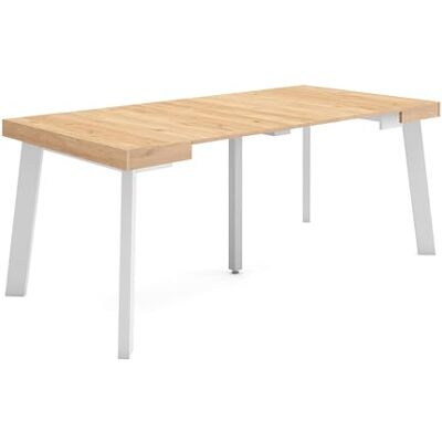 SKRAUT HOME Extendable Console Table 180 cm - 8 Sitzplätze - Eiche Tisch SKRAUT HOME Extendable Console Table 180 cm - 8 Sitzplätze - Eiche Tisch