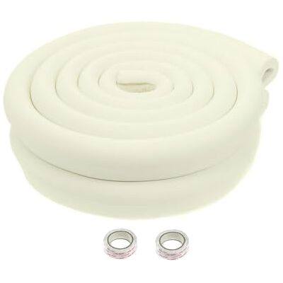 HIMRY ® 4 Meter U-förmige Glastisch Kantenschutz, Tisch Möbel Kanten Schwamm Kissen Stoßschutz, Baby-Sicherheits-Tabellen-Schreibtisch-Edge-Corner Anti-Kollision Streifen (2x2M) Creme, KXD7003 Ivory HIMRY ® 4 Meter U-förmige Glastisch Kantenschutz, Tisch Möbel Kanten Schwamm Kissen Stoßschutz, Baby-Sicherheits-Tabellen-Schreibtisch-Edge-Corner Anti-Kollision Streifen (2x2M) Creme, KXD7003 Ivory