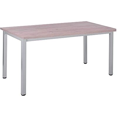 Eigentlich Bürotisch Schreibtisch Besprechungstisch graues Tischgestell quadratische Beine PC-Tisch Arbeitstisch Konferenztisch Computertisch Homeoffice-Tisch Businesstisch Eiche modern, 200 x 80 x 77,5 cm) Eigentlich Bürotisch Schreibtisch Besprechungstisch graues Tischgestell quadratische Beine PC-Tisch Arbeitstisch Konferenztisch Computertisch Homeoffice-Tisch Businesstisch Eiche modern, 200 x 80 x 77,5 cm)