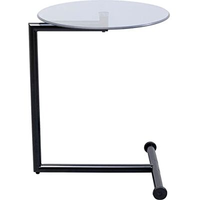 Kare Beistelltisch Easy Living, Schwarz Beistelltisch, Rund, Metall, Laptoptisch, Sofatisch, Wohnzimmer, Schlafzimmer, Flur, 63x46x46 cm (H/B/T) Kare Beistelltisch Easy Living, Schwarz Beistelltisch, Rund, Metall, Laptoptisch, Sofatisch, Wohnzimmer, Schlafzimmer, Flur, 63x46x46 cm (H/B/T)