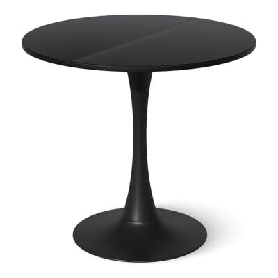 Vicco Esstisch Carl, Schwarz, 80 x 80 cm platzsparend für kleine Räume und einfache Montage Vicco Esstisch Carl, Schwarz, 80 x 80 cm platzsparend für kleine Räume und einfache Montage