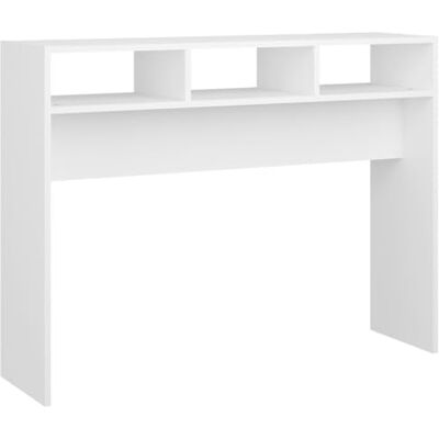 vidaXL Konsolentisch Konsole Beistelltisch Flurtisch Sideboard Ablagetisch Wandtisch Frisiertisch Schminktisch Weiß 105x30x80cm Holzwerkstoff vidaXL Konsolentisch Konsole Beistelltisch Flurtisch Sideboard Ablagetisch Wandtisch Frisiertisch Schminktisch Weiß 105x30x80cm Holzwerkstoff