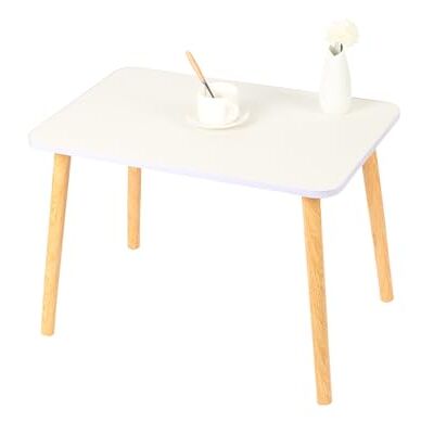 LANTUS Furniture couchtisch rund Durchmesser, skandinavischer holztisch runder holztisch, wohnzimmertisch und Kinderzimmer, Round Coffee Table minimalistisch, 60 x 40 x 40 cm – Weiß LANTUS Furniture couchtisch rund Durchmesser, skandinavischer holztisch runder holztisch, wohnzimmertisch und Kinderzimmer, Round Coffee Table minimalistisch, 60 x 40 x 40 cm – Weiß