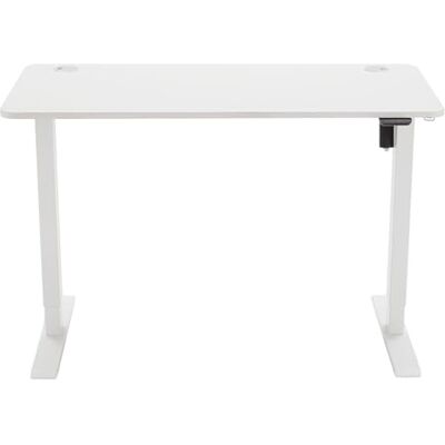 Amazon Sitz-Steh-Schreibtisch, elektrisch höhenverstellbar, 120 x 60 cm, ergonomisch, mit einfacher Bedienung, Tischplatte und Rahmen in Weiß Amazon Sitz-Steh-Schreibtisch, elektrisch höhenverstellbar, 120 x 60 cm, ergonomisch, mit einfacher Bedienung, Tischplatte und Rahmen in Weiß