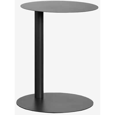 SKLUM Runder Beistelltisch aus Stahl (Ø40 cm) Yannik Grau Granit SKLUM Runder Beistelltisch aus Stahl (Ø40 cm) Yannik Grau Granit