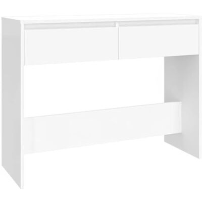 vidaXL Konsolentisch mit Schubladen Konsole Beistelltisch Flurtisch Sideboard Ablagetisch Wandtisch Frisiertisch Weiß 100x35x76,5cm Holzwerkstoff vidaXL Konsolentisch mit Schubladen Konsole Beistelltisch Flurtisch Sideboard Ablagetisch Wandtisch Frisiertisch Weiß 100x35x76,5cm Holzwerkstoff