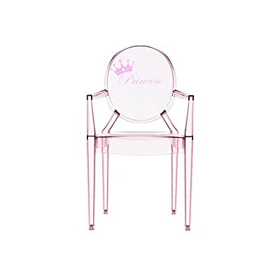 Kartell 285566 Loulou Ghost Kinderstuhl, Polykarbonat, rosa, 37 x 40 x 63 cm Kartell 285566 Loulou Ghost Kinderstuhl, Polykarbonat, rosa, 37 x 40 x 63 cm