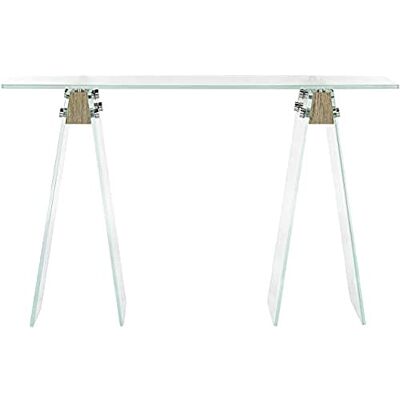 Angele Table d'appoint Transparent 40 X 120 X 75.94 cm - Holz - Beistelltisch Angele Table d'appoint Transparent 40 X 120 X 75.94 cm - Holz - Beistelltisch