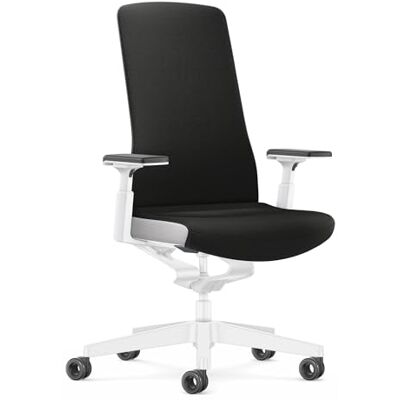 Interstuhl Bürostuhl Pure Interior Edition Der Schreibtischstuhl der Sich an Gewicht und Bewegung anpasst ergonomische Smart-Spring Technologie Made in Germany (4D-Armlehne, Schwarz Weiß) Interstuhl Bürostuhl Pure Interior Edition Der Schreibtischstuhl der Sich an Gewicht und Bewegung anpasst ergonomische Smart-Spring Technologie Made in Germany (4D-Armlehne, Schwarz Weiß)