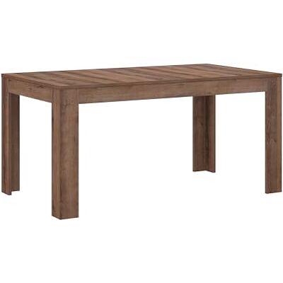 Forte Savona moderner Esstisch 160, ausziehbar, Esszimmer, Wohnzimmertisch, Holzwerkstoff, Edeleiche Holzdekor, 160 cm breit x 78,2 cm hoch x 90 cm tief Forte Savona moderner Esstisch 160, ausziehbar, Esszimmer, Wohnzimmertisch, Holzwerkstoff, Edeleiche Holzdekor, 160 cm breit x 78,2 cm hoch x 90 cm tief