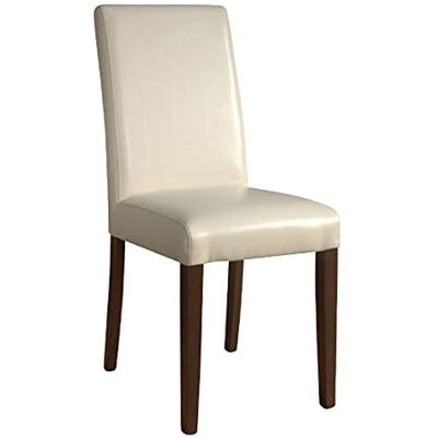 Bolero GH444 Esszimmerstühle, Kunstleder, Creme, 2 Stück Bolero GH444 Esszimmerstühle, Kunstleder, Creme, 2 Stück