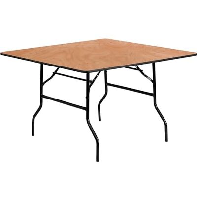 Flash Furniture Flash Möbel 121,9 cm quadratisch Holz faltbar Festtafel Flash Furniture Flash Möbel 121,9 cm quadratisch Holz faltbar Festtafel