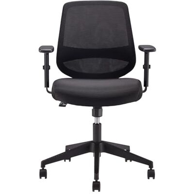 Amazon Ergonomischer Bürostuhl, Schreibtischstuhl mit verstellbaren Armlehnen, Lendenwirbelstütze, Chefsessel aus Mesh-Gewebe, rückenfreundlich, einfache Montage, 63,5 x 58,4 x 91,4 cm, schwarz Amazon Ergonomischer Bürostuhl, Schreibtischstuhl mit verstellbaren Armlehnen, Lendenwirbelstütze, Chefsessel aus Mesh-Gewebe, rückenfreundlich, einfache Montage, 63,5 x 58,4 x 91,4 cm, schwarz