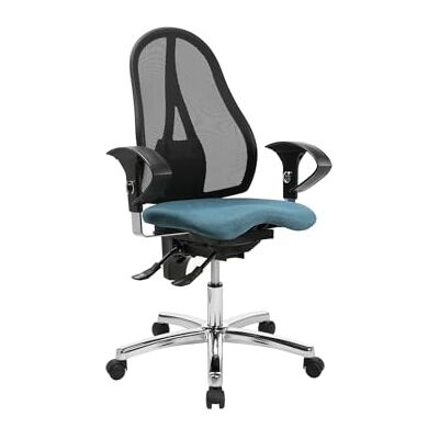 TOPSTAR Sitness 15 ergonomischer Bürostuhl mit bewegter Sitzfläche Schreibtischstuhl mit Armlehnen Petrol TOPSTAR Sitness 15 ergonomischer Bürostuhl mit bewegter Sitzfläche Schreibtischstuhl mit Armlehnen Petrol