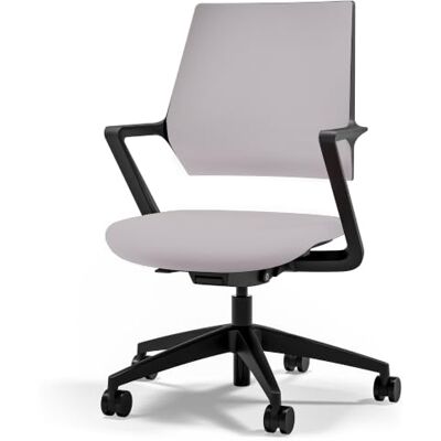 Assmann Schreibtischstuhl ergonomisch, TÜV-Zertifiziert, Drehstuhl automatische Gewichtsanpassung, Konferenzstuhl für Büro & Homeoffice, individuell einstellbar, mit Polsterrücken Hellgrau Assmann Schreibtischstuhl ergonomisch, TÜV-Zertifiziert, Drehstuhl automatische Gewichtsanpassung, Konferenzstuhl für Büro & Homeoffice, individuell einstellbar, mit Polsterrücken Hellgrau
