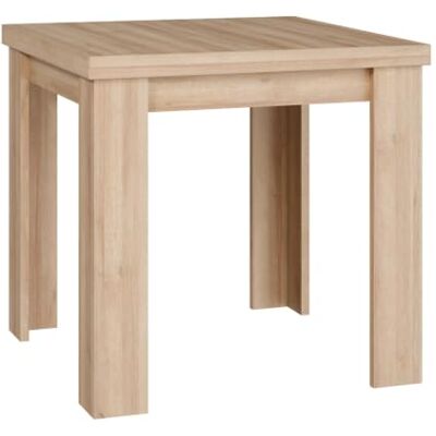 Forte Panama moderner Esstisch 80, ausziehbar auf 160 cm, Holzwerkstoff, Riviera Eiche Holzdekor, 80 (160 cm) breit x 77,6 cm hoch x 80 cm tief Forte Panama moderner Esstisch 80, ausziehbar auf 160 cm, Holzwerkstoff, Riviera Eiche Holzdekor, 80 (160 cm) breit x 77,6 cm hoch x 80 cm tief