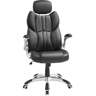 SONGMICS Bürostuhl, Gaming-Stuhl, verstellbare Kopfstütze, Wippfunktion, Schreibtischstuhl, verstellbare Armlehnen, Universalrollen, höhenverstellbar, tintenschwarz OBG65BK SONGMICS Bürostuhl, Gaming-Stuhl, verstellbare Kopfstütze, Wippfunktion, Schreibtischstuhl, verstellbare Armlehnen, Universalrollen, höhenverstellbar, tintenschwarz OBG65BK