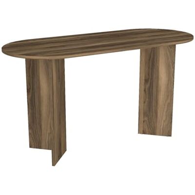 Unique -Konsolenschreibtisch Holzfarben dunkel TOPANIA Unique -Konsolenschreibtisch Holzfarben dunkel TOPANIA