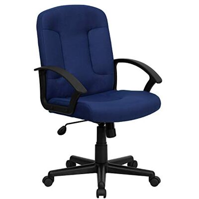 Flash Furniture Mittelhoher Rücken Schwarzer Stoff Bürostuhl - Bürostuhl Flash Furniture Mittelhoher Rücken Schwarzer Stoff Bürostuhl - Bürostuhl