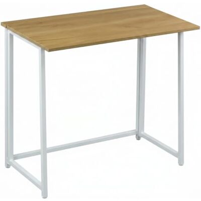 WERKSTAR Schreibtisch Klappbar Klapptisch Home Office Klappbarer Schreibtisch Beistelltisch Computertisch Laptop-Tisch Loft Industriell Modern Leicht Eiche WERKSTAR Schreibtisch Klappbar Klapptisch Home Office Klappbarer Schreibtisch Beistelltisch Computertisch Laptop-Tisch Loft Industriell Modern Leicht Eiche