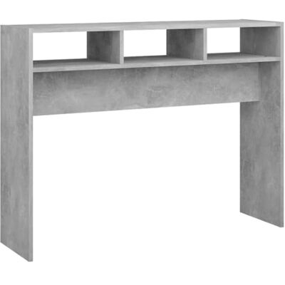 vidaXL Konsolentisch Konsole Beistelltisch Flurtisch Sideboard Ablagetisch Wandtisch Frisiertisch Schminktisch Betongrau 105x30x80cm Holzwerkstoff vidaXL Konsolentisch Konsole Beistelltisch Flurtisch Sideboard Ablagetisch Wandtisch Frisiertisch Schminktisch Betongrau 105x30x80cm Holzwerkstoff