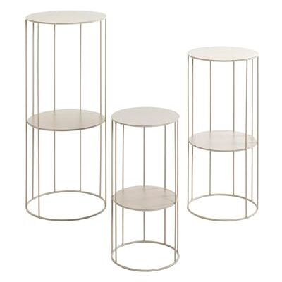 Haku Möbel Pflanzenständer - 3er Set Stahl Haku Möbel Pflanzenständer - 3er Set Stahl