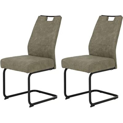 Hela Vintage KERSTIN S Sessel - 2er Set mit Schwarzem Rahmen Hela Vintage KERSTIN S Sessel - 2er Set mit Schwarzem Rahmen