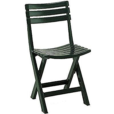Dmora Outdoor-Stuhl Terni, Klappbarer Gartensitz, Stuhl für Esstisch, Außensessel, 100 % Made in Italy, 44 x 41 x 78 cm, Grün Dmora Outdoor-Stuhl Terni, Klappbarer Gartensitz, Stuhl für Esstisch, Außensessel, 100 % Made in Italy, 44 x 41 x 78 cm, Grün