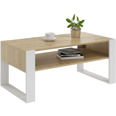 KAJA Weiß Loft Couchtisch - Skandinavischer Stil KAJA Weiß Loft Couchtisch - Skandinavischer Stil