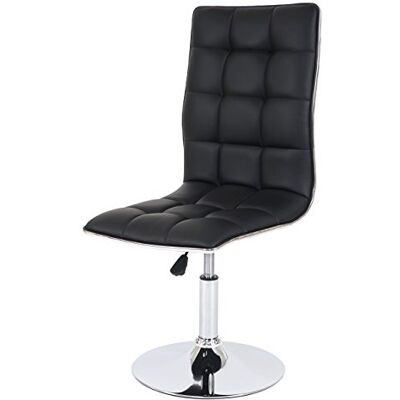 Mendler Esszimmerstuhl HWC-C41 drehbar Kunstleder schwarz Stuhl, Küchenstuhl, höhenverstellbar Mendler Esszimmerstuhl HWC-C41 drehbar Kunstleder schwarz Stuhl, Küchenstuhl, höhenverstellbar