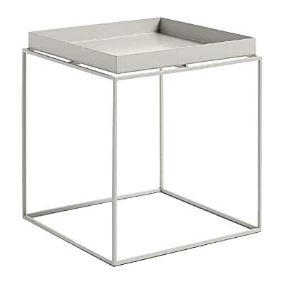 HAY Tray Table Beistelltisch viereckig warmgrau pulverbeschichtetes Stahlgestell, Maße: 40 x 40 x 44 cm, 102503-2409000, Warm-grau HAY Tray Table Beistelltisch viereckig warmgrau pulverbeschichtetes Stahlgestell, Maße: 40 x 40 x 44 cm, 102503-2409000, Warm-grau