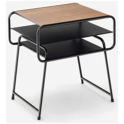 COSTWAY Beistelltisch, Nachttisch Holz mit Metallrahmen, Akzenttisch mit Fach & Tischplatte, Industrial Möbel… COSTWAY Beistelltisch, Nachttisch Holz mit Metallrahmen, Akzenttisch mit Fach & Tischplatte, Industrial Möbel…