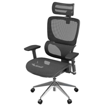 Ergolutions ergonomischer Bürostuhl – Senta FX Mesh Schreibtischstuhl – atmungsaktives Meshgewebe – Kopfstütze – 7 Jahre Garantie Ergolutions ergonomischer Bürostuhl – Senta FX Mesh Schreibtischstuhl – atmungsaktives Meshgewebe – Kopfstütze – 7 Jahre Garantie