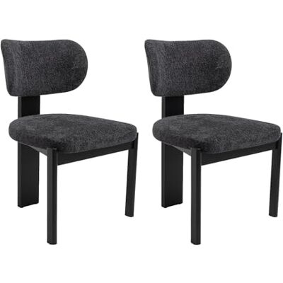 Unique Stuhl 2er-Set Wilana Hevea schwarz Unique Stuhl 2er-Set Wilana Hevea schwarz