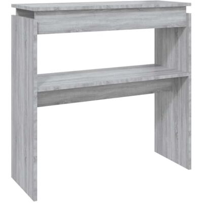 vidaXL Konsolentisch Konsole Beistelltisch Flurtisch Sideboard Ablagetisch Wandtisch Frisiertisch Grau Sonoma 80x30x80cm Holzwerkstoff vidaXL Konsolentisch Konsole Beistelltisch Flurtisch Sideboard Ablagetisch Wandtisch Frisiertisch Grau Sonoma 80x30x80cm Holzwerkstoff