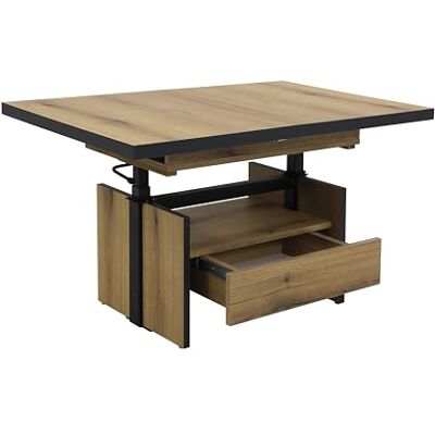 Hela Tische , Couchtisch Noah, Tischplatte ausziehbar Evoke Eiche, Höhenverstellbar,Schubkasten, Maß 110-150x70cm Hela Tische , Couchtisch Noah, Tischplatte ausziehbar Evoke Eiche, Höhenverstellbar,Schubkasten, Maß 110-150x70cm