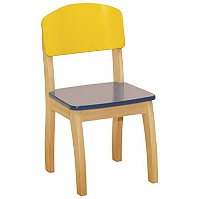 roba Kinderstuhl, Stuhl mit Lehne für Kinder, Holz bunt lackiert, 61,5x32,5x32,5cm, Sitzhöhe 31,5 cm roba Kinderstuhl, Stuhl mit Lehne für Kinder, Holz bunt lackiert, 61,5x32,5x32,5cm, Sitzhöhe 31,5 cm