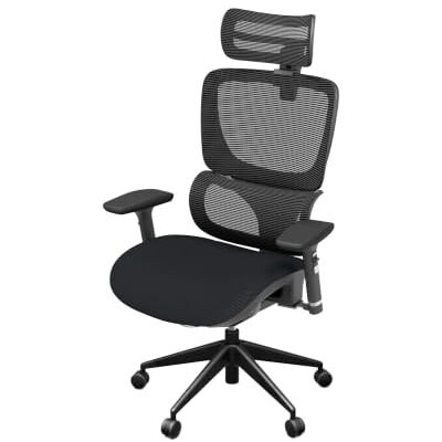 Ergolutions Bürostuhl ergonomisch Senta FX Schreibtischstuhl Schwarz Sitzhöhe Normal Mesh-Rücken verstellbare Armlehnen 7 Jahre Garantie Ergolutions Bürostuhl ergonomisch Senta FX Schreibtischstuhl Schwarz Sitzhöhe Normal Mesh-Rücken verstellbare Armlehnen 7 Jahre Garantie