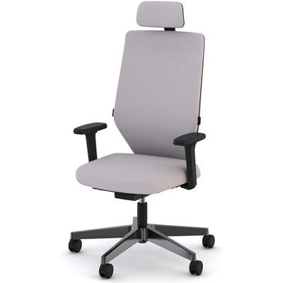Assmann Bürostuhl ergonomisch Streamo, Polsterrücken Hellgrau, bis 120kg TÜV-Zertifizierter Schreibtischstuhl, wie Sitz 4D-Armlehnen & Lordosenstütze, für Büro & Homeoffice, Gaming Stuhl Assmann Bürostuhl ergonomisch Streamo, Polsterrücken Hellgrau, bis 120kg TÜV-Zertifizierter Schreibtischstuhl, wie Sitz 4D-Armlehnen & Lordosenstütze, für Büro & Homeoffice, Gaming Stuhl