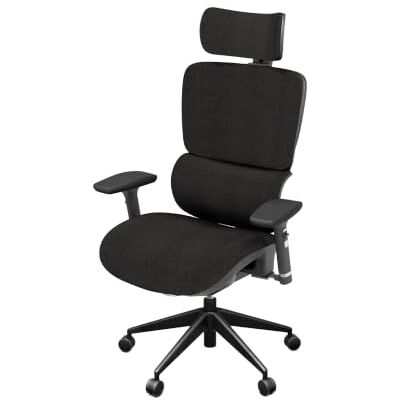 Ergolutions Bürostuhl ergonomisch Senta FX Polster Schreibtischstuhl Schwarz Sitzhöhe Hoch Mesh-Rücken verstellbare Armlehnen 7 Jahre Garantie Ergolutions Bürostuhl ergonomisch Senta FX Polster Schreibtischstuhl Schwarz Sitzhöhe Hoch Mesh-Rücken verstellbare Armlehnen 7 Jahre Garantie
