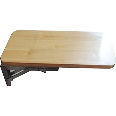 GLTZEN Klappbarer Wandtisch für Küche Wohnzimmer, Massivholz und Edelstahlhalterungen Wandmontierte Tische Klappbarer Arbeitstisch Esstisch Hängender Computertisch, Kapazität 50 kg GLTZEN Klappbarer Wandtisch für Küche Wohnzimmer, Massivholz und Edelstahlhalterungen Wandmontierte Tische Klappbarer Arbeitstisch Esstisch Hängender Computertisch, Kapazität 50 kg