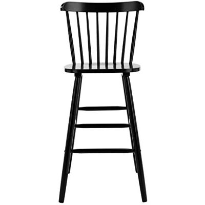Safavieh Modern Bar & Counter Stool Set of 2 with a Back, in Black, 50 X 51 X 109 Safavieh Modern Bar & Counter Stool Set of 2 with a Back, in Black, 50 X 51 X 109