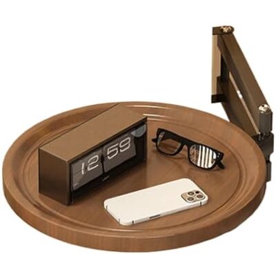DJSKLDF Wandmontierter Klapptisch Klappbarer Wandtisch for Bett, ausziehbarer Wandschreibtisch, Kleiner runder Schreibtisch(Black Walnut) DJSKLDF Wandmontierter Klapptisch Klappbarer Wandtisch for Bett, ausziehbarer Wandschreibtisch, Kleiner runder Schreibtisch(Black Walnut)