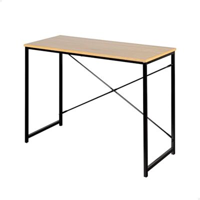 AKTIVE Max Home Schreibtisch, 100 x 40 x 70 cm, Holzplatte, Schwarzer Stahlrahmen, Für Büro und Arbeitszimmer, Industrie-Stil, Robust und stabil, Schreibtische, Computertische (18422) AKTIVE Max Home Schreibtisch, 100 x 40 x 70 cm, Holzplatte, Schwarzer Stahlrahmen, Für Büro und Arbeitszimmer, Industrie-Stil, Robust und stabil, Schreibtische, Computertische (18422)